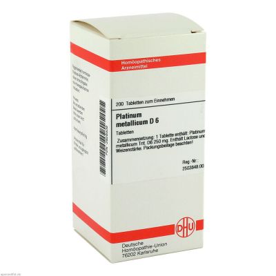 PLATINUM METALLICUM D 6 Tabletten