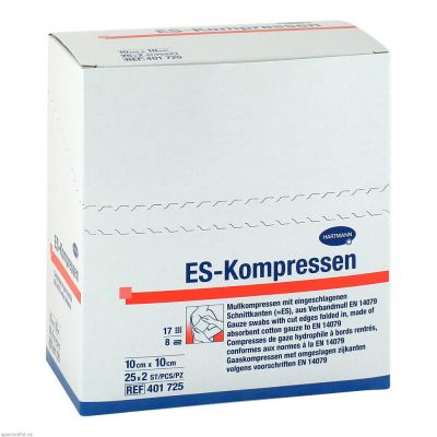 ES-KOMPRESSEN steril 10x10 cm 8fach CPC
