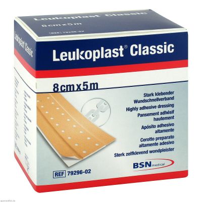 LEUKOPLAST Classic Pflaster 8 cmx5 m Rolle