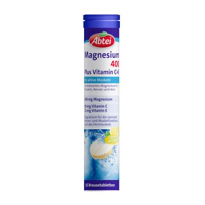 ABTEI Magnesium 400 Plus Vitamin C+E Brausetabl.