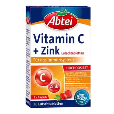 ABTEI Vitamin C plus Zink Lutschtabletten