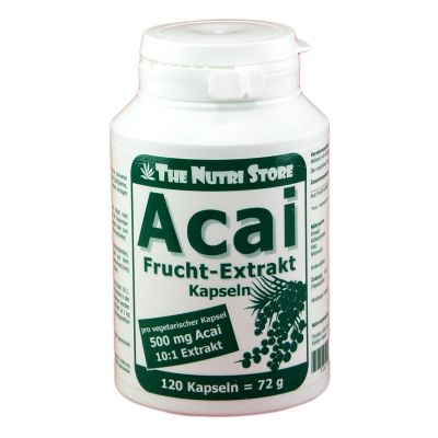 Acai Frucht-Extrakt 500mg Kapseln