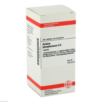 ACIDUM PHOSPHORICUM D 6 Tabletten