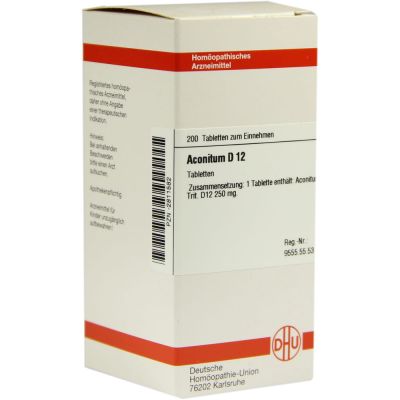 ACONITUM D 12 Tabletten