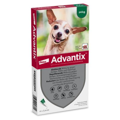 ADVANTIX Spot-on Lsg.z.Auftr.a.d.H.f.Hund bis 4 kg