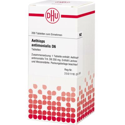 AETHIOPS ANTIMONIALIS D 6 Tabletten