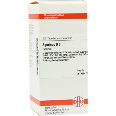 AGARICUS D 6 Tabletten