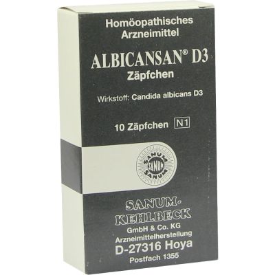 ALBICANSAN D 3 Suppositorien