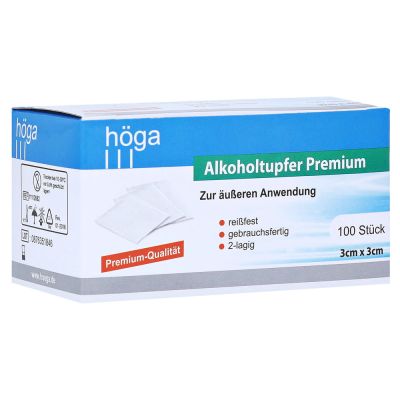 ALKOHOLTUPFER Premium 3x3 cm