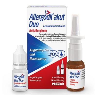 Allergodil akut Duo Augentrofen und Nasenspray