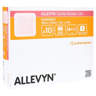 ALLEVYN Gentle Border Lite 10x10 cm Schaumverb.