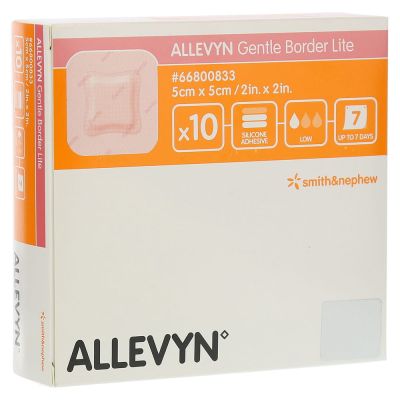 ALLEVYN Gentle Border Lite 5x5 cm Schaumverb.