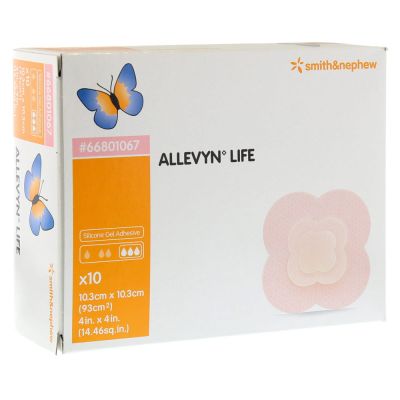 ALLEVYN Life 10,3x10,3 cm Silikonschaumverband