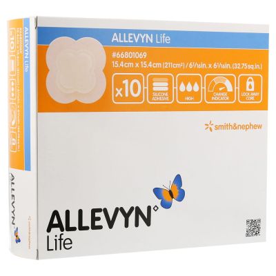 ALLEVYN Life 15,4x15,4 cm Silikonschaumverband