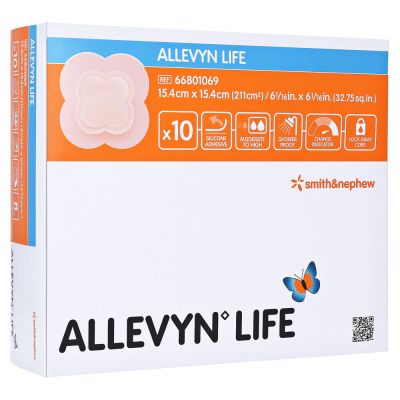 ALLEVYN Life 15,4x15,4 cm Silikonschaumverband