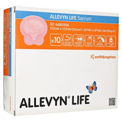 ALLEVYN Life Sacrum klein Silikonschaumverband