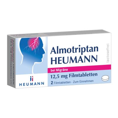 Almotriptan HEUMANN bei Migräne 12,5 mg Filmtabletten