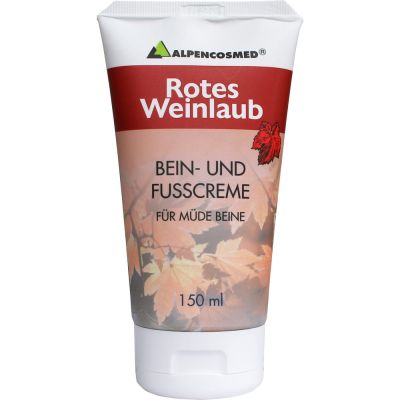 ALPENCOSMED Rotes Weinlaub Bein- und Fusscreme