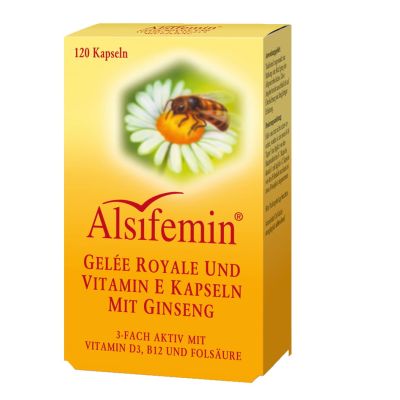 ALSIFEMIN Gelee Royale u. Vit. E. Kaps. m. Ginseng