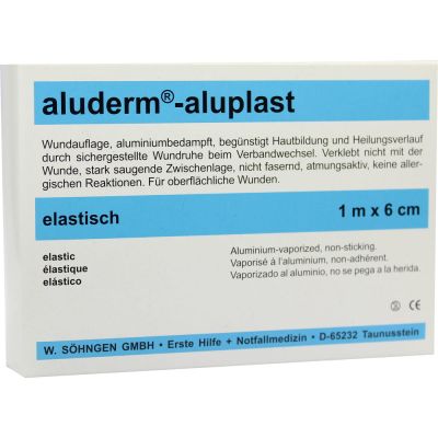 Aluderm Aluplast Wundverb Pflast stabil 1mx6cm