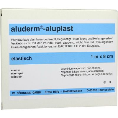 Aluderm Aluplast Wundverb Pflast elast 1mx8cm