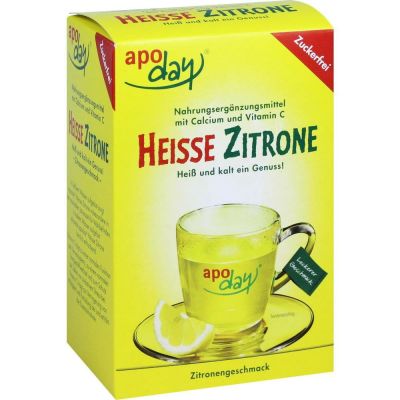 apoday Heisse Zitrone Vit C und Calcium ohne Zucker