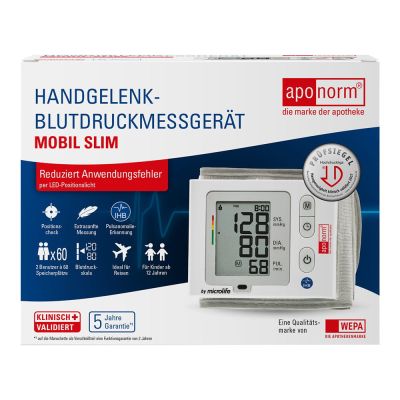 APONORM Blutdr.Messger.Mobil Slim Handgelenk