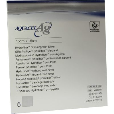 AQUACEL Ag 15x15 cm Kompressen