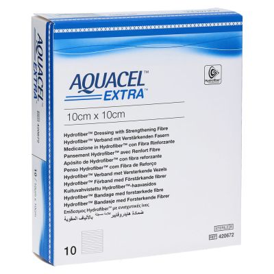 AQUACEL Extra 10x10 cm Verband