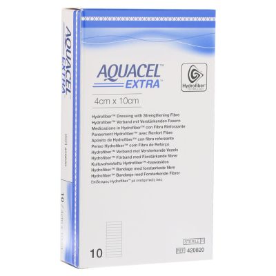 AQUACEL Extra 4x10 cm Verband