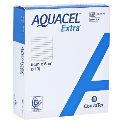 AQUACEL Extra 5x5 cm Verband