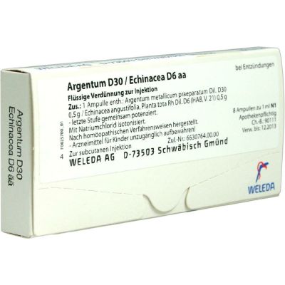 ARGENTUM D 30/ECHINACEA D 6 aa Ampullen