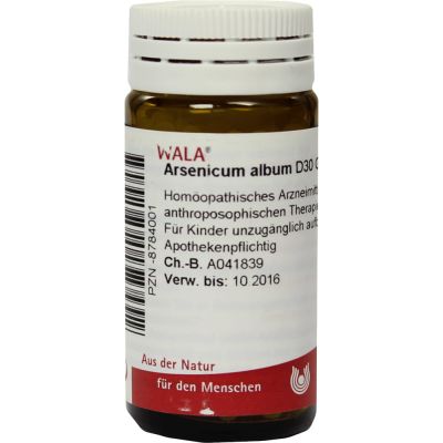 ARSENICUM ALBUM D 30 Globuli