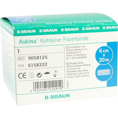 ASKINA Fixierbinde kohäsiv 6 cmx20 m