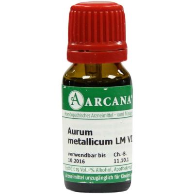 AURUM METALLICUM LM 6 Dilution