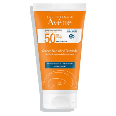 AVENE Sonnenfluid SPF 50+ ohne Duftstoffe