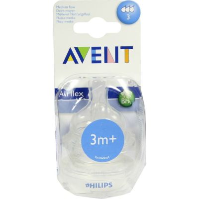 AVENT Sauger 3 Löcher für mittleren Fluss