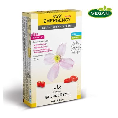 BACHBLÜTEN No.39 Emergency plus Pastillen