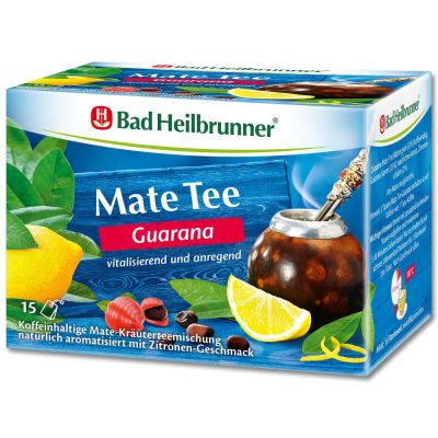 BAD HEILBRUNNER Guarana Mate Tee Kräuterpower Fbtl