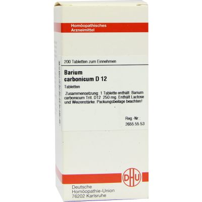 BARIUM CARBONICUM D 12 Tabletten