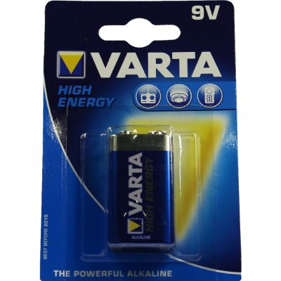 BATTERIEN E Block 6LR61 9V 4922 Varta High