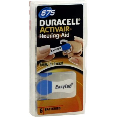 BATTERIEN f.Hörgeräte Duracell 675