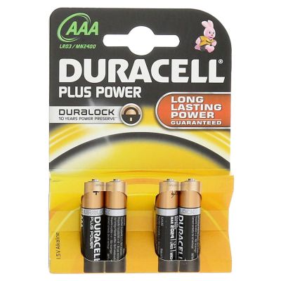 BATTERIEN Micro LR03 AAA MN2400 Duracell Plus