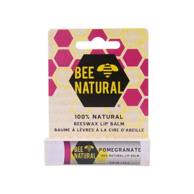 BEE Natural Lippenpflege-Stift Granatapfel