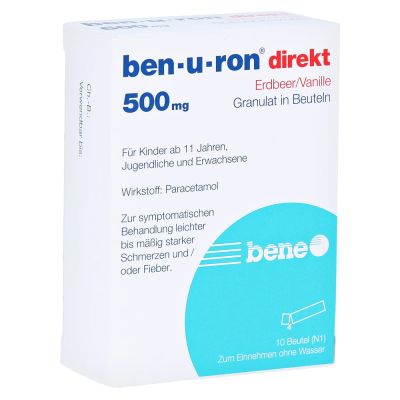 BEN-U-RON direkt 500 mg Granulat Erdbeer/Vanille