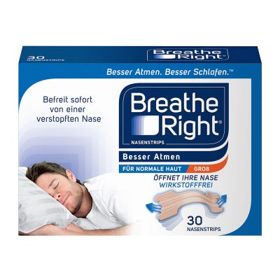 BESSER Atmen Breathe Right Nasenpfl.gross beige