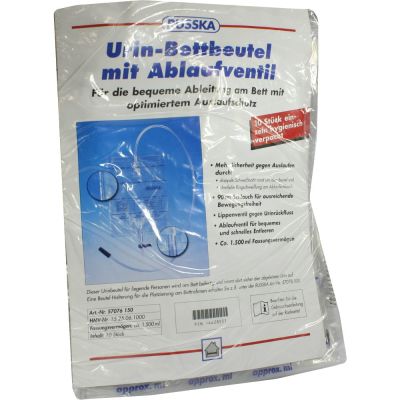 BETTBEUTEL 1,5 l m.Ablauf