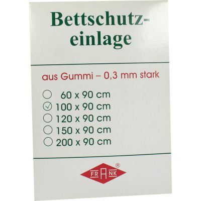 BETTEINLAGE Gummiplatte 0,3 mm 90x100 cm weiss