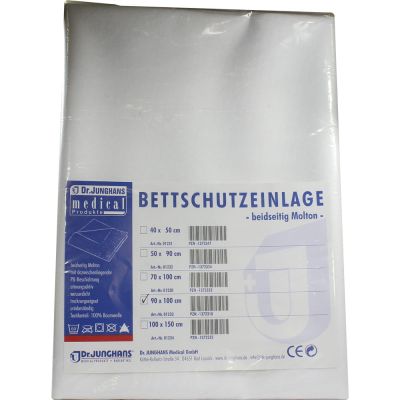 BETTSCHUTZEINLAGE doppelseitig Molton 90x100 cm