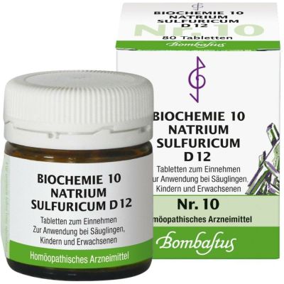 BIOCHEMIE 10 Natrium sulfuricum D 12 Tabletten